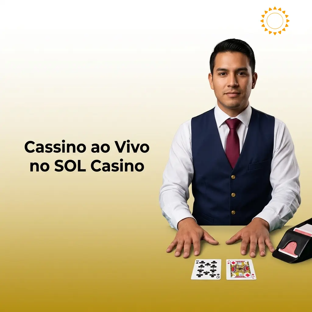 Mesas de cassino ao vivo no SOL Casino com roleta, blackjack, bacará e game shows em HD