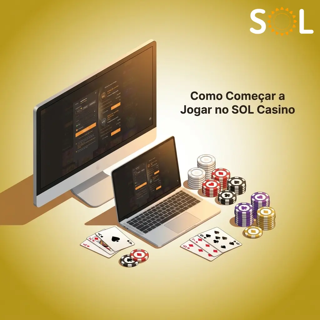 Guia passo a passo para começar a jogar no SOL Casino com depósito mínimo de R$20 via PIX