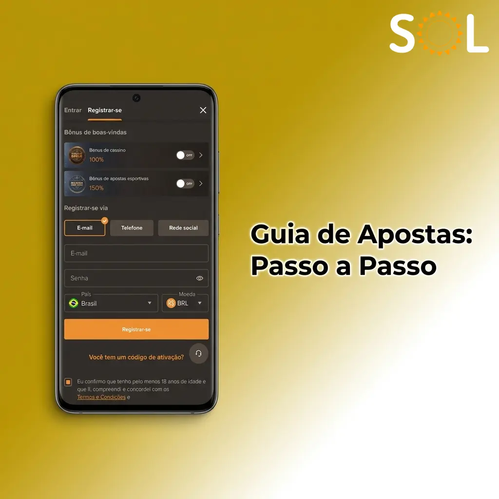 Guia passo a passo para apostar no app SOL Casino em esportes como Brasileirão, NBA e Champions League
